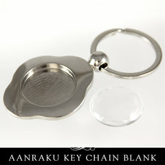 Aanraku Blank Key Holder With Glass - Flower