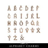 Silver Alphabet Initial Charm Nunn