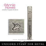 Beadsmith Metal Stamps - Unicorn Design Stamp