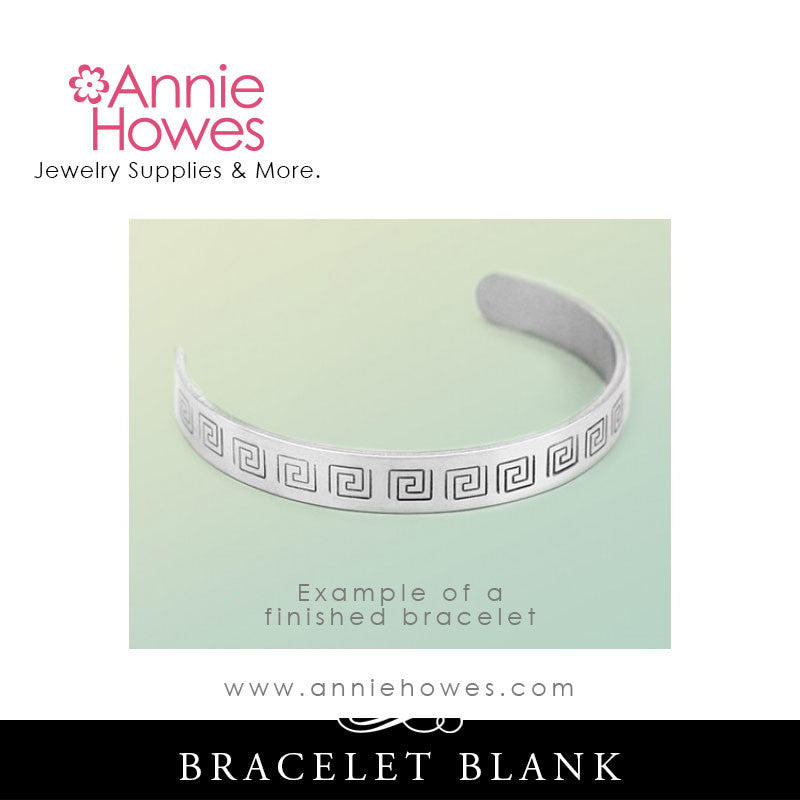 Aluminum Memorial Bracelet Blanks
