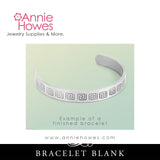 Impressart Aluminum Bracelet Blanks - 3/8"x7"