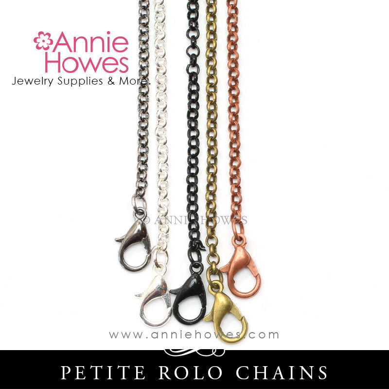 Rolo Chains with Lobster Clasp 24"