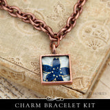 Photo Frame Charm Bracelet Circle or Square Kit