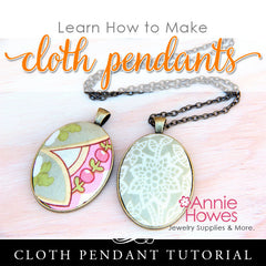 How to Make Cloth Fabric Jewelry Tutorial Instant Download