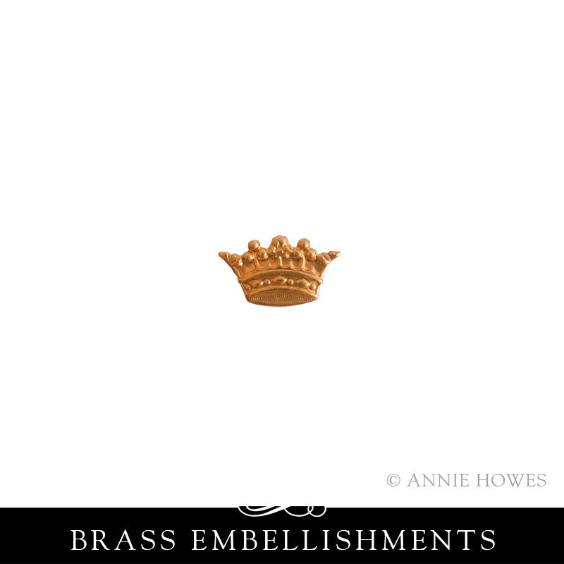 Metal Embellishment Small Crown - 2 pack Nunn Design