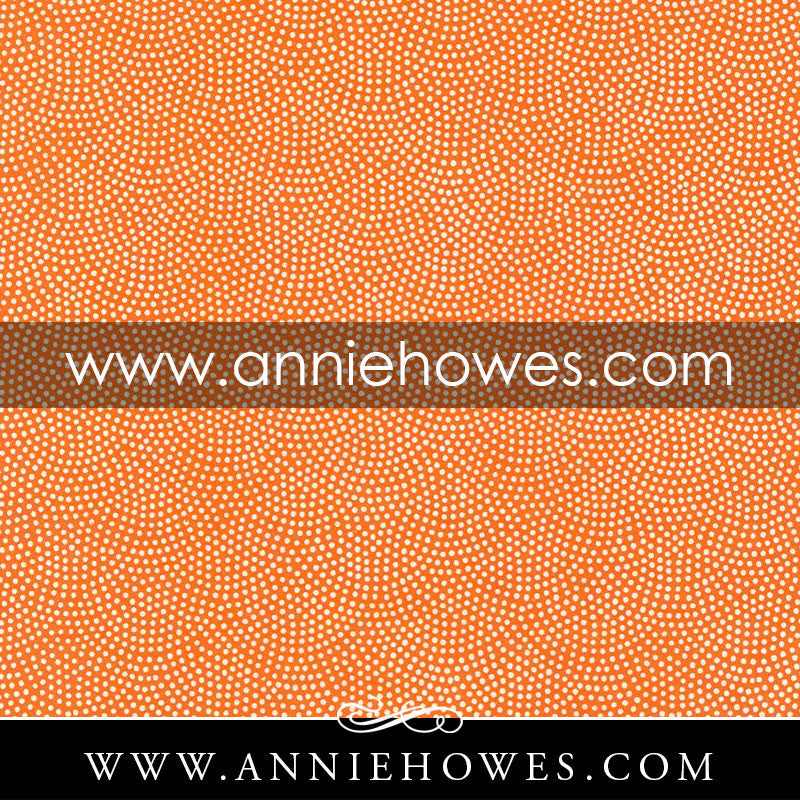 Chiyogami Paper - Dots on Orange 4" x 6" sheet. (037)