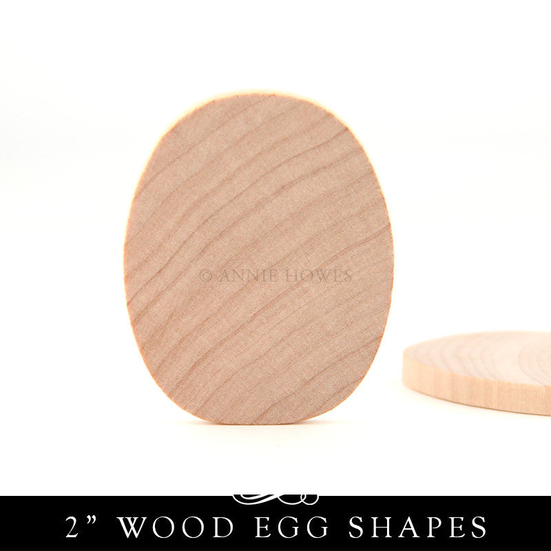 Wood Egg Shape