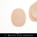 Wood Egg Shape