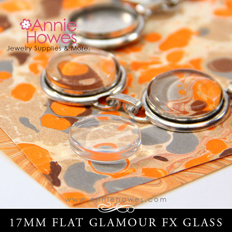 GFX Glamour FX Glass 17mm Flat Circles