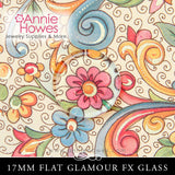 GFX Glamour FX Glass 17mm Flat Circles