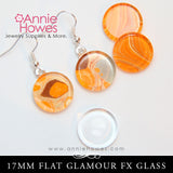 GFX Glamour FX Glass 17mm Flat Circles