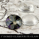 GFX Glamour FX Glass 1 Inch Circles - Domed