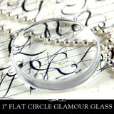 GFX Glamour  FX Glass 1 Inch Circles - Flat