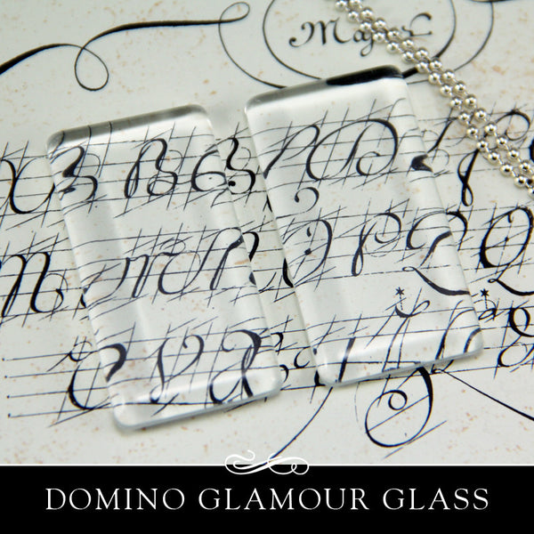 Glass & Pendant Tray Necklace Kit 1 x 2 Rectangle Annie Howes