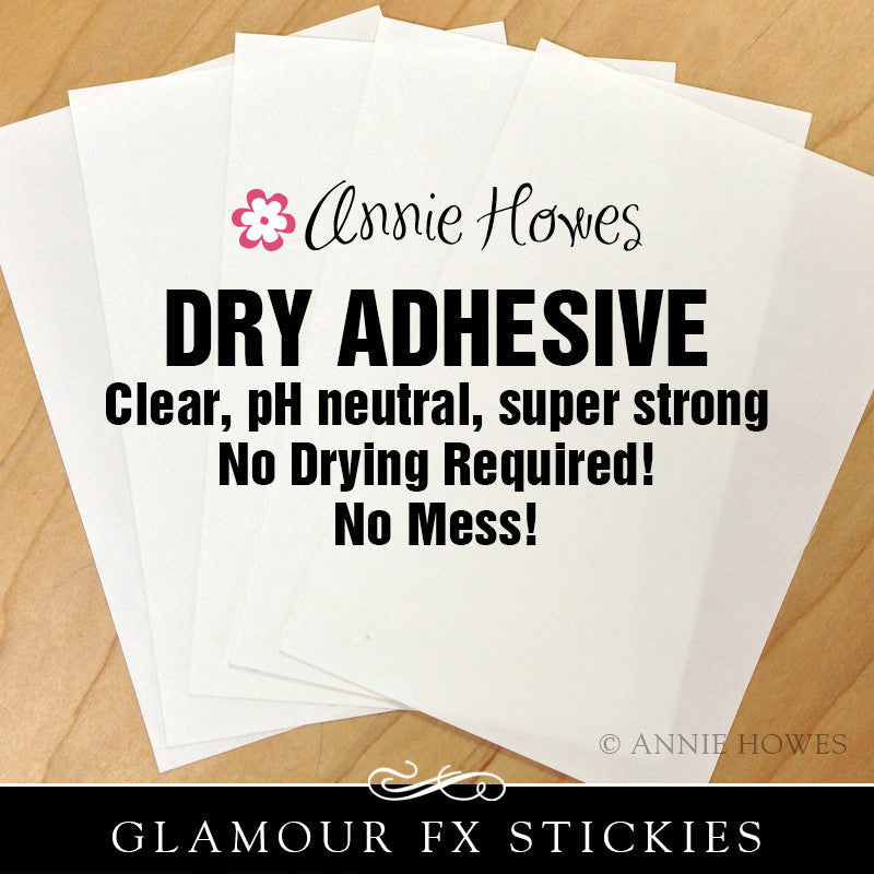 Glamour Stickies Dry Adhesive - 4x6 Sheets