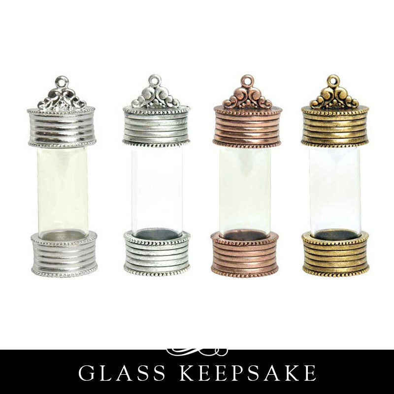 Glass Keepsake Locket Large Charm Pendant - GKP Nunn Design