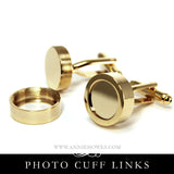 Photo Cuff Links - Gold