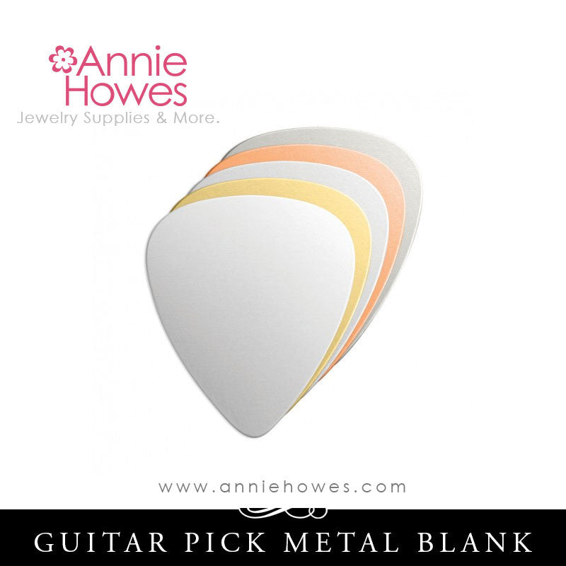 Impressart Guitar Pick Metal Stamping Blanks - Metal Color Options