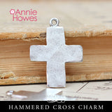 Hammered Cross Charm - Nunn Design