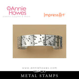 Impressart Metal Stamps - Birds Texture Jewelry Design Stamp Set