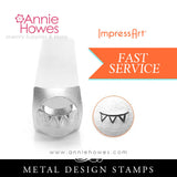 Impressart Metal Stamps - Curved Flag Border Jewelry Design Stamp