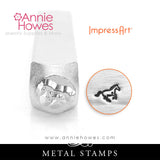 Impressart Metal Stamps - Animal Design Stamp, Horse, Owl, Bumble Bee, Chickadee, Monkey Face, your choice.