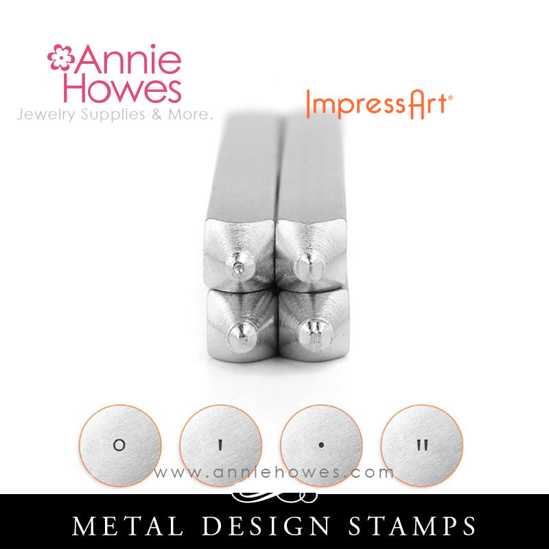 Impressart Metal Stamps - Longitude & Latitude Design Stamp