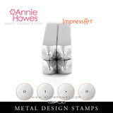 Impressart Metal Stamps - Longitude & Latitude Design Stamp