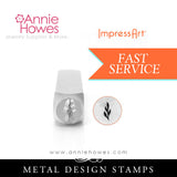 Impressart Metal Stamps - Skinny Leaf Design Stamp