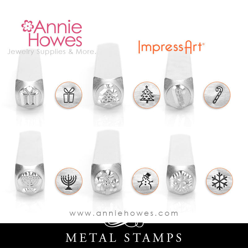 ImpressArt 4 pk Metal Stamps Latitude & Longitude