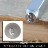 Impressart Metal Stamps - Awareness Ribbon Design Stamp