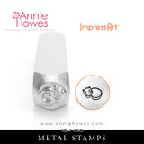 Impressart Metal Stamps - Cat Design Stamp - Two Options