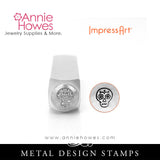 Impressart Metal Stamps - Sugar Skull Design Stamp