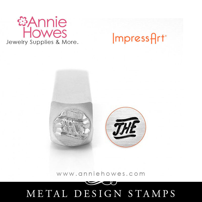 Impressart Metal Stamps - "THE" Word Design Stamp