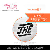 Impressart Metal Stamps - "THE" Word Design Stamp