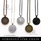 Link Chains with Lobster Clasp 24"
