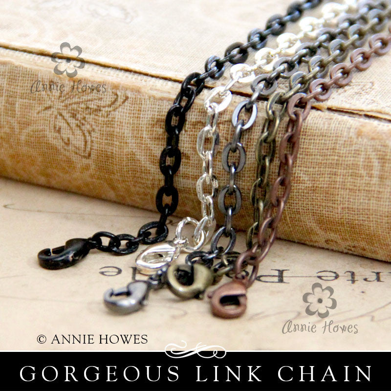 Link Chains with Lobster Clasp 24"