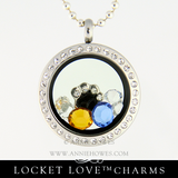 Paw Print Charm for Floating Locket Love