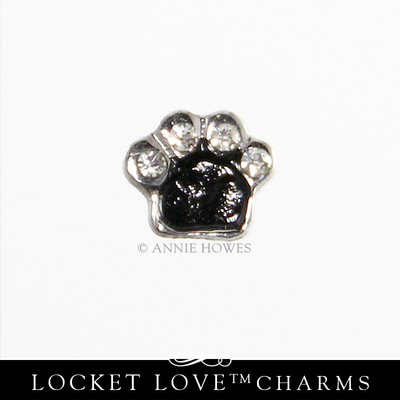Paw Print Charm for Floating Locket Love