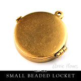 Small Locket Beaded - SLB Nunn Design