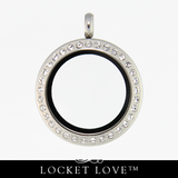 Locket Love 25mm Locket - Plain Frame or CZ, your Choice