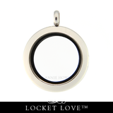 Locket Love 25mm Locket - Plain Frame or CZ, your Choice
