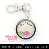 Locket Love 30mm Locket Purse Clip