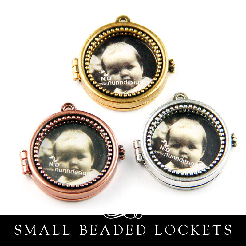 Small Locket Beaded - SLB Nunn Design