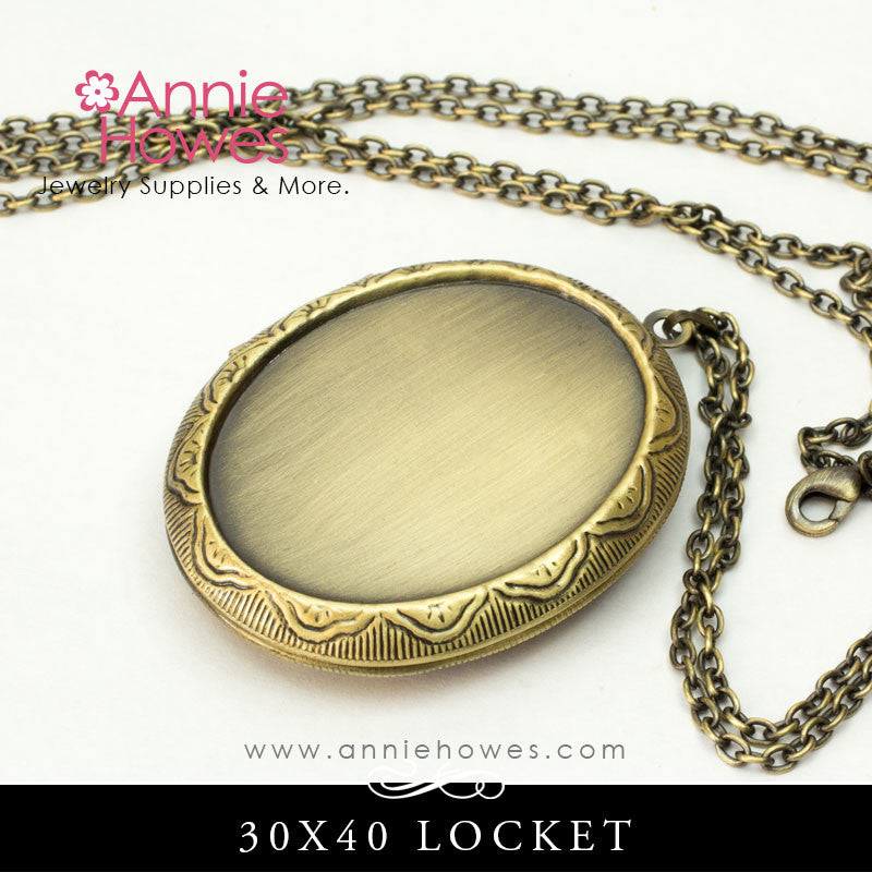 Photo Locket DIY Necklace Cameo Locket