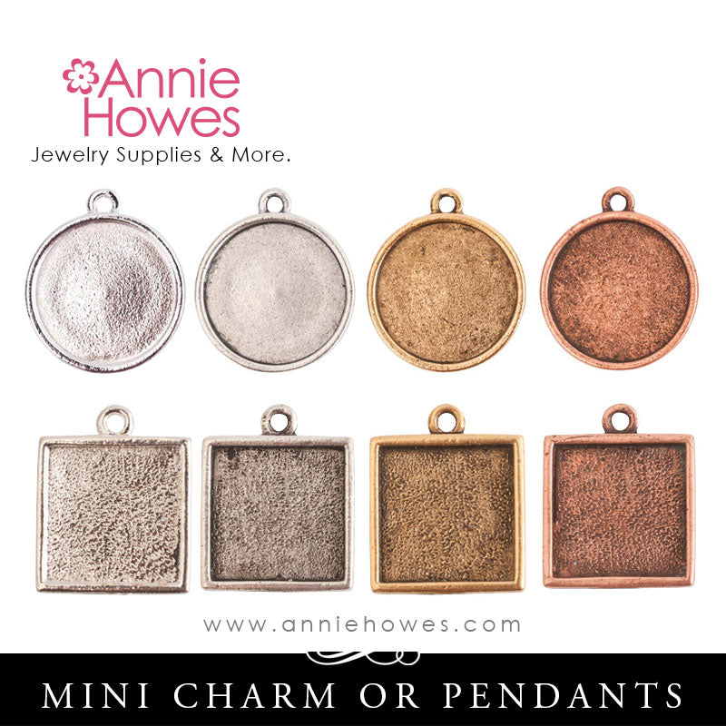 Mini Circle or Square Charm Setting - MLSC Nunn Design