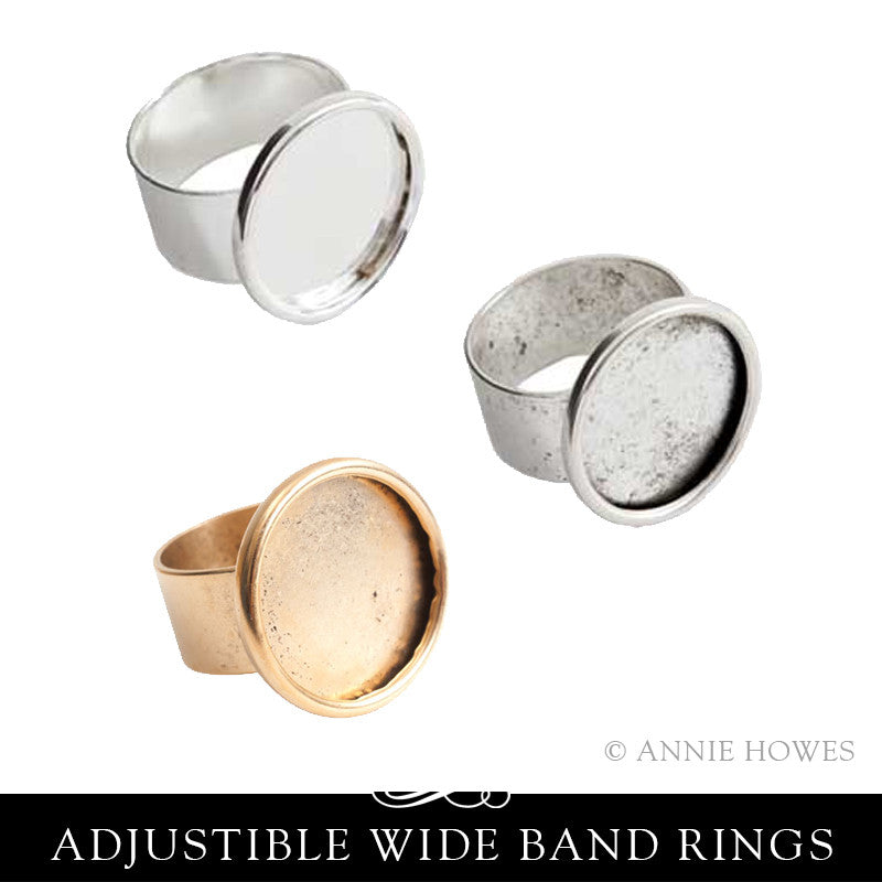 Adjustable Large Circle Ring 18mm - Nunn Design