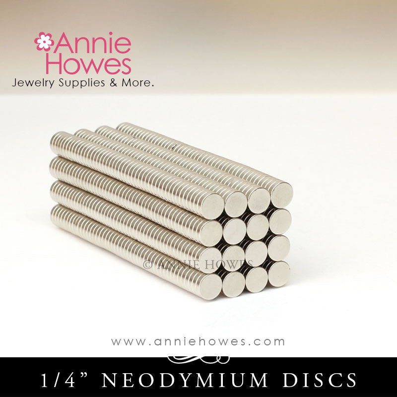 Neodymium 1/4 inch Magnets