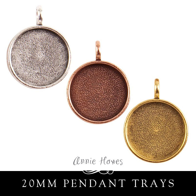 Pendant Tray - 20mm Circle - LPC Nunn Design