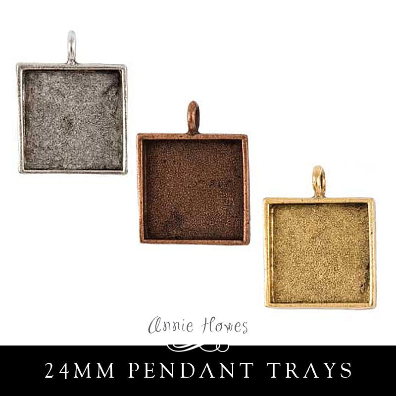 Pendant Tray - 24mm Square - LPS Nunn Design